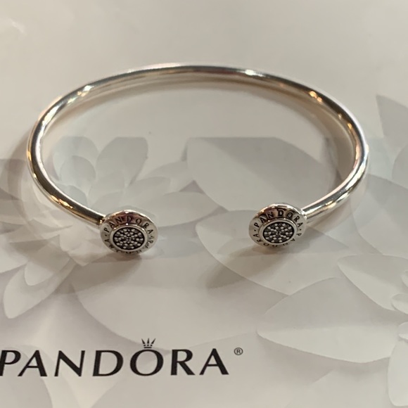 RETIRED Pandora Signature Bangle - Picture 2 of 4